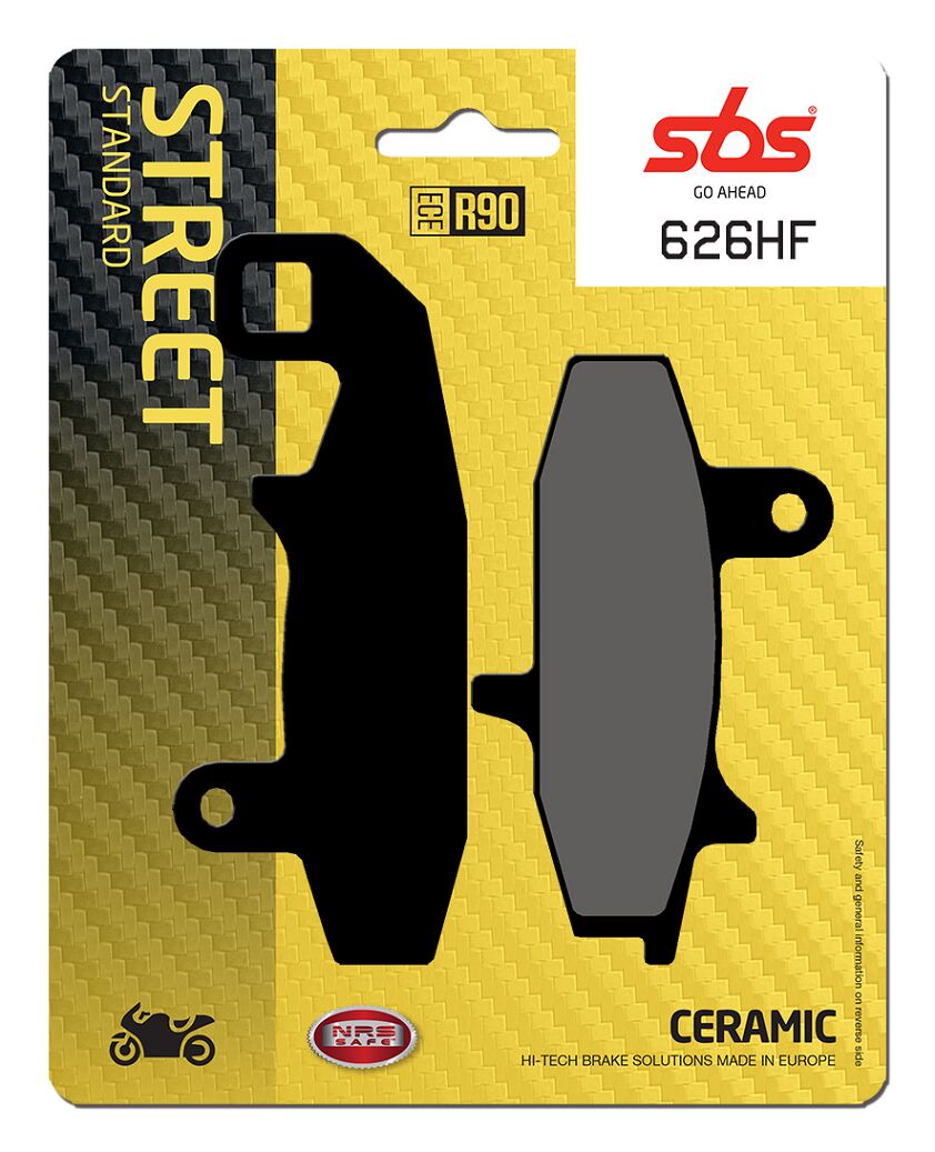 Bremseklosser keramiske, foran til Suzuki DR 650 R — SBS 626HF