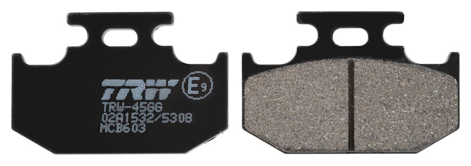 Bremseklosser organiske til Yamaha MT-125 ABS — TRW MCB603
