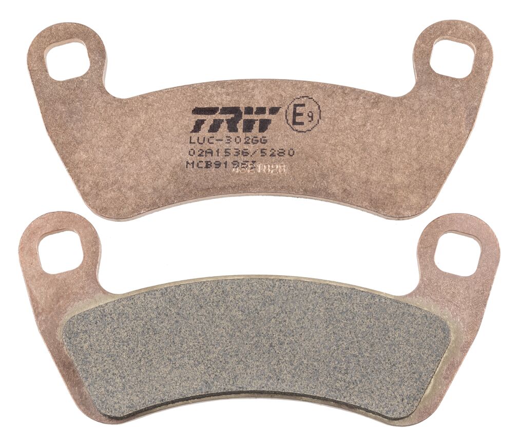 Bremseklosser sinter, bak til Polaris — TRW MCB919SI
