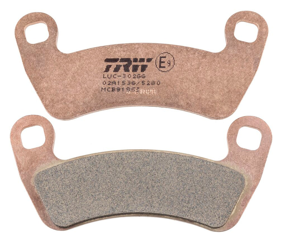 Bremseklosser sinter, bak til Polaris — TRW MCB919SI