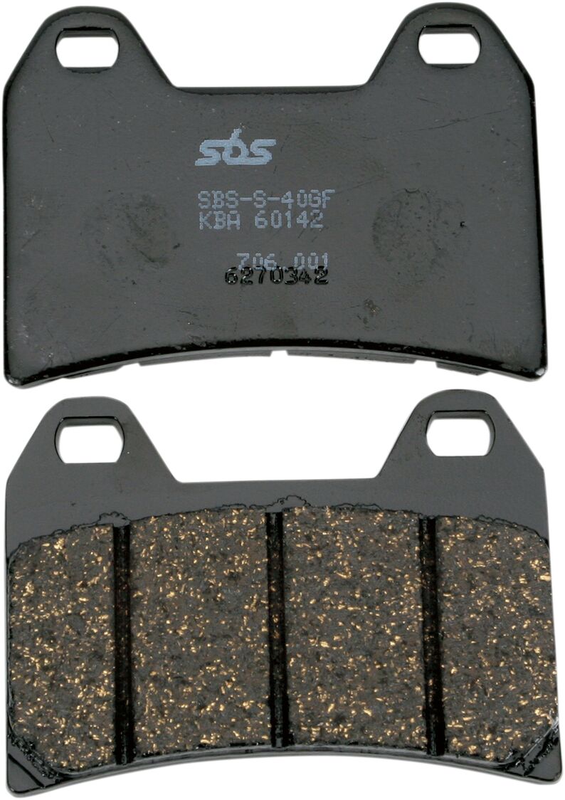 Bremseklosser keramiske, foran — SBS 706HF