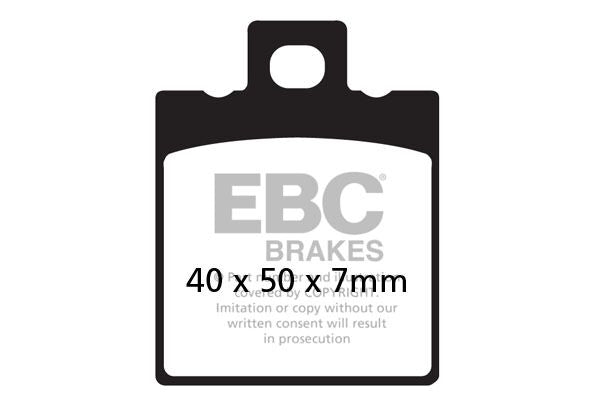 Bremseklosser sinter, foran — EBC 17211924