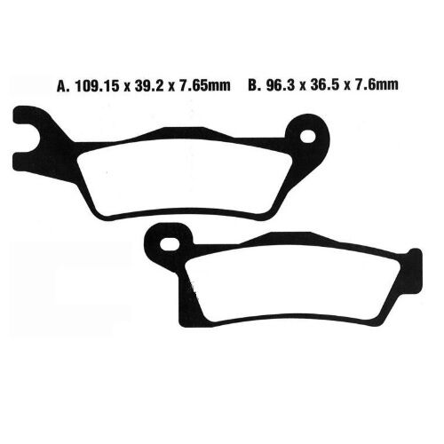 Bremseklosser sinter, foran til Can-Am — Moto-Master 98821