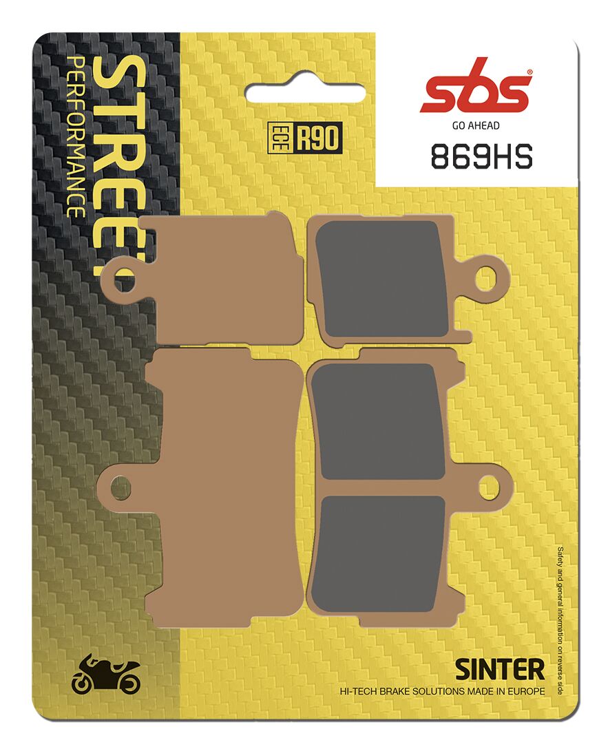 Bremseklosser sinter, foran til Honda VFR 1200 F — SBS 869HS