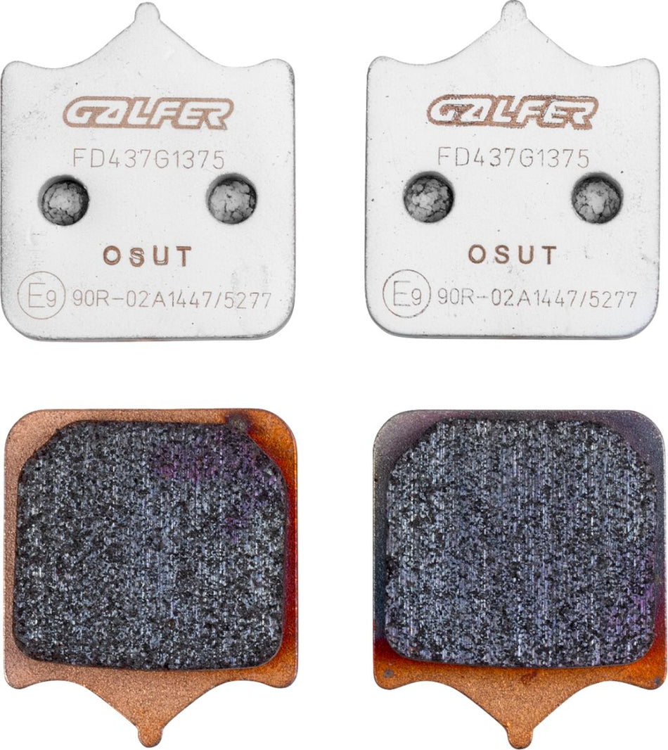 Bremseklosser sinter, foran til BMW S 1000 R ABS — Galfer FD437G1375
