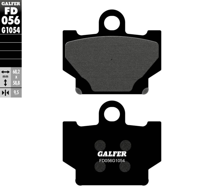 Bremseklosser organiske til Yamaha — Galfer FD056G1054