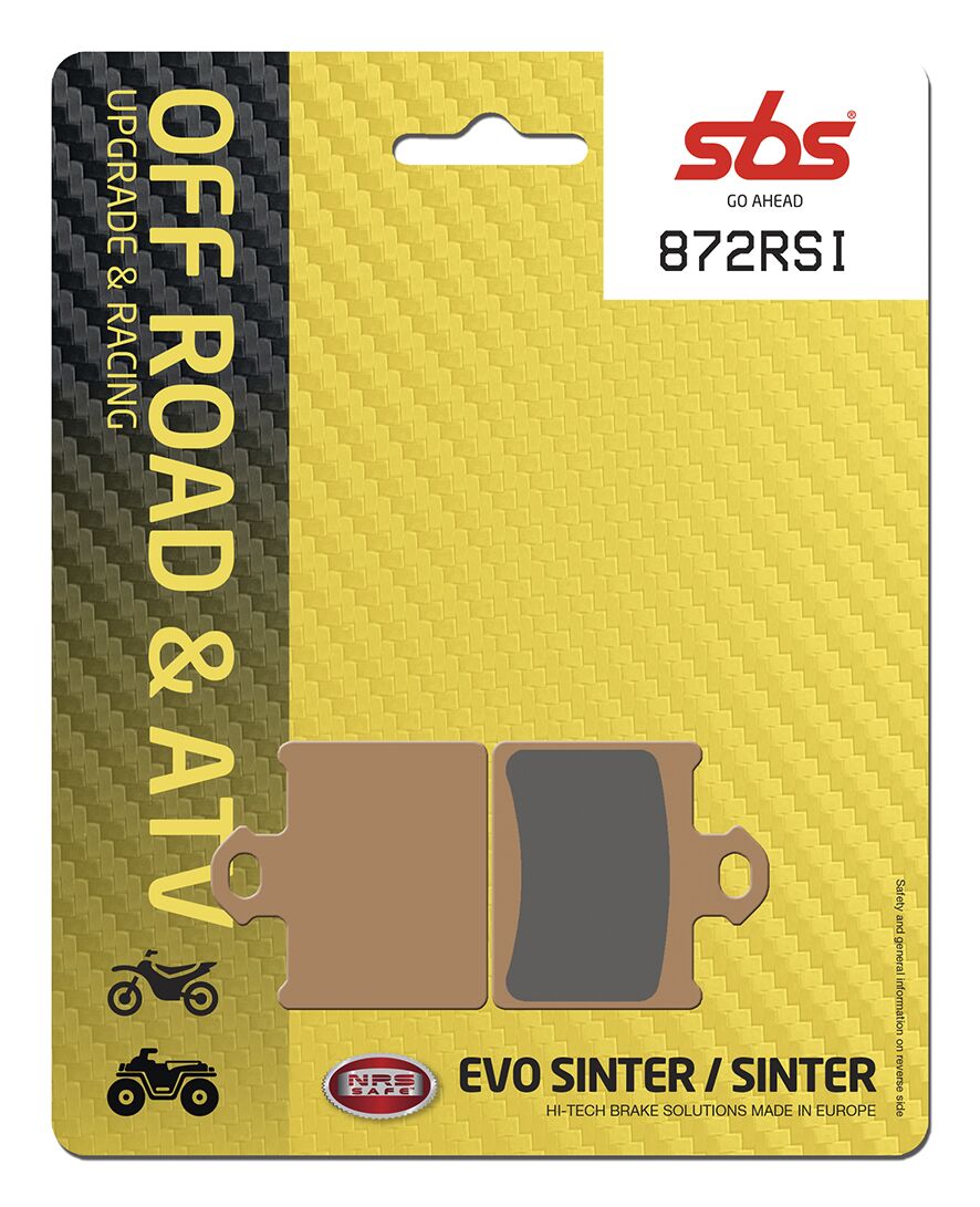 Bremseklosser sinter, bak — SBS 872RSI