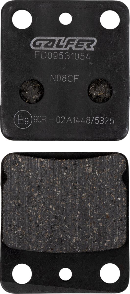 Bremseklosser organiske, foran — Galfer FD095G1054