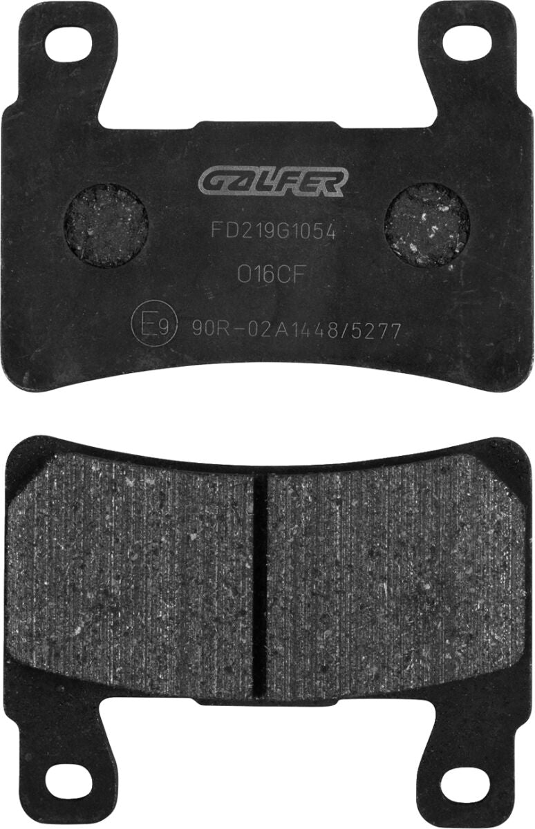 Bremseklosser organiske, foran — Galfer FD219G1054