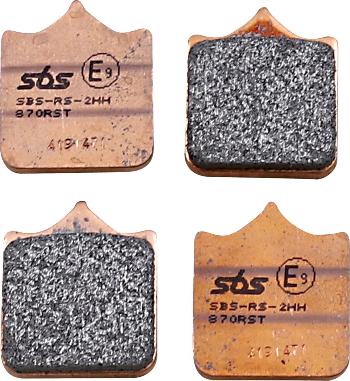 Bremseklosser sinter, foran til BMW S 1000 R ABS — SBS 870RST