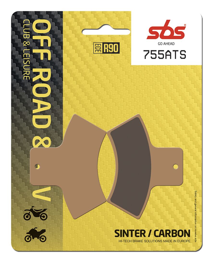 Bremseklosser sinter, bak til Polaris — SBS 755ATS