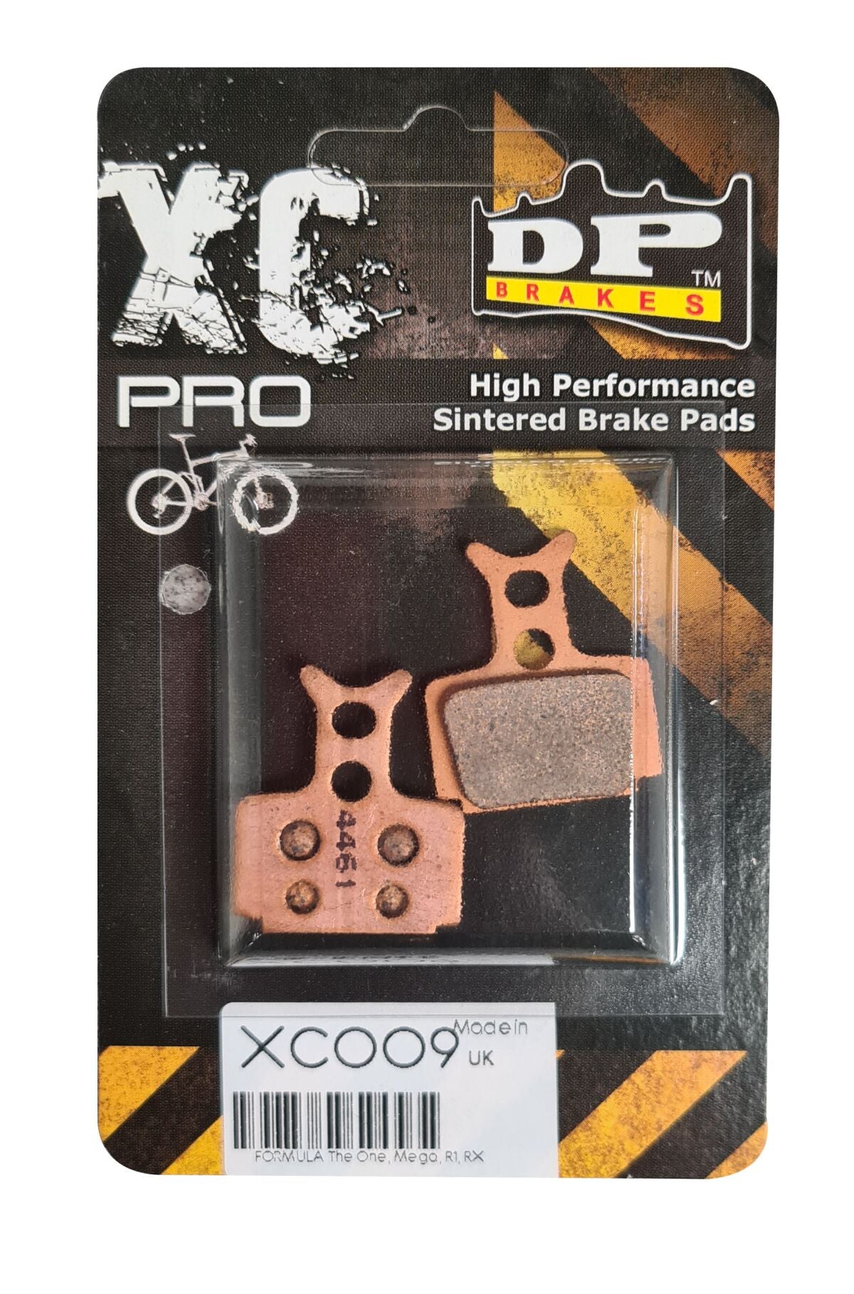 Bremseklosser sinter, foran og bak — Dp Brakes XC009