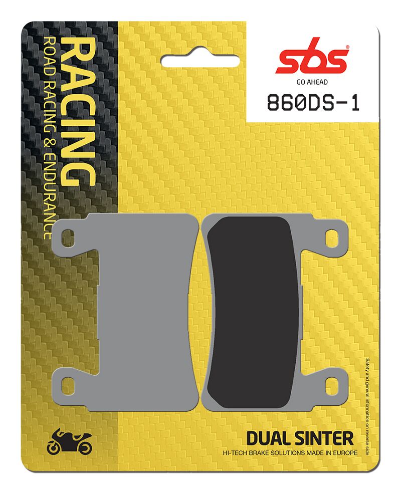 Bremseklosser sinter, foran — SBS 860DS-1