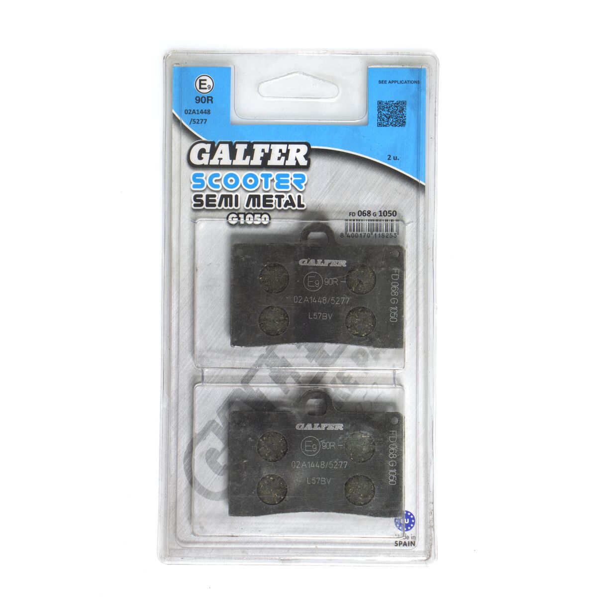 Bremseklosser organiske, foran — Galfer FD068G1050