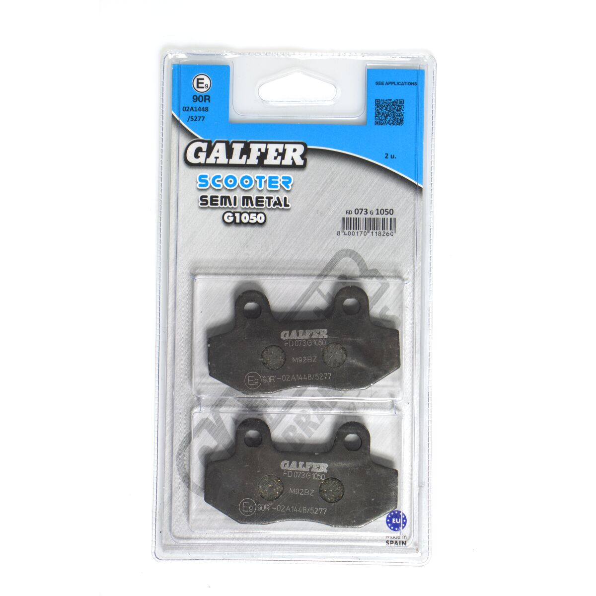 Bremseklosser organiske, foran — Galfer FD073G1050