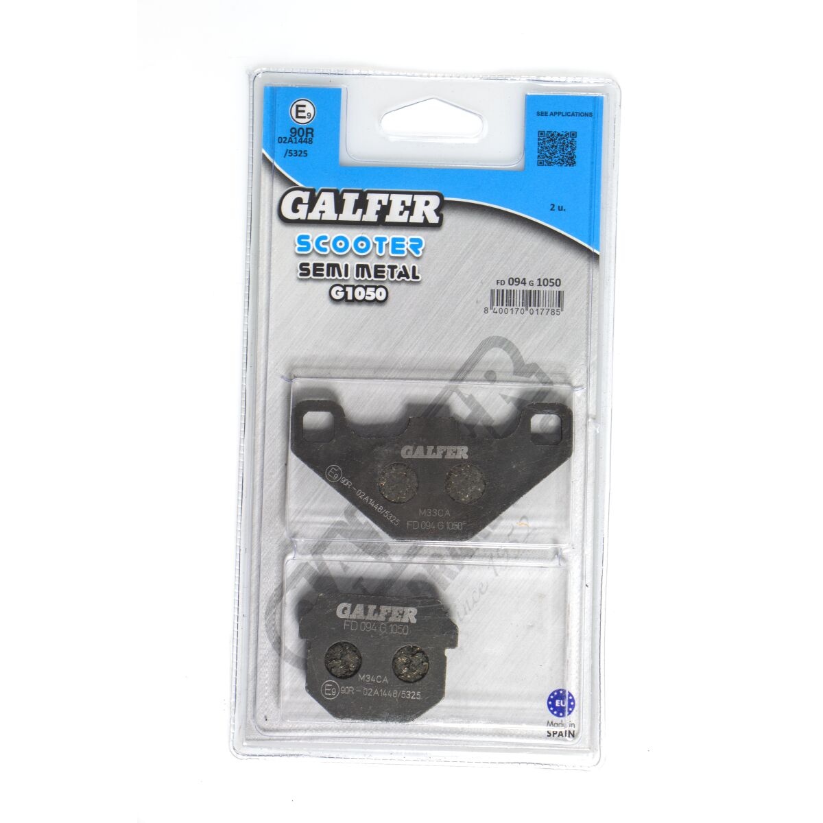 Bremseklosser organiske, foran — Galfer FD094G1050