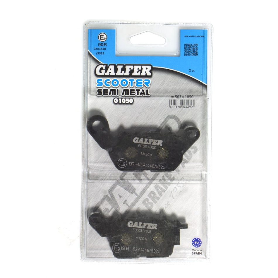 Bremseklosser organiske, foran til Yamaha G 125 ABS — Galfer FD503G1050