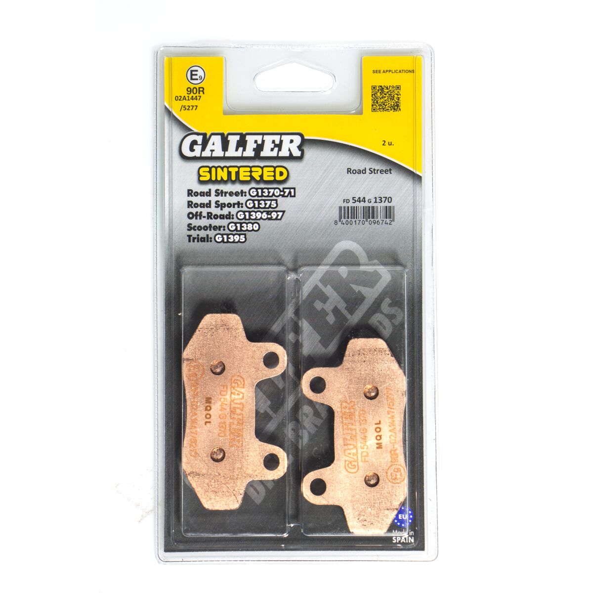 Bremseklosser sinter, foran til Hyosung — Galfer FD544G1370