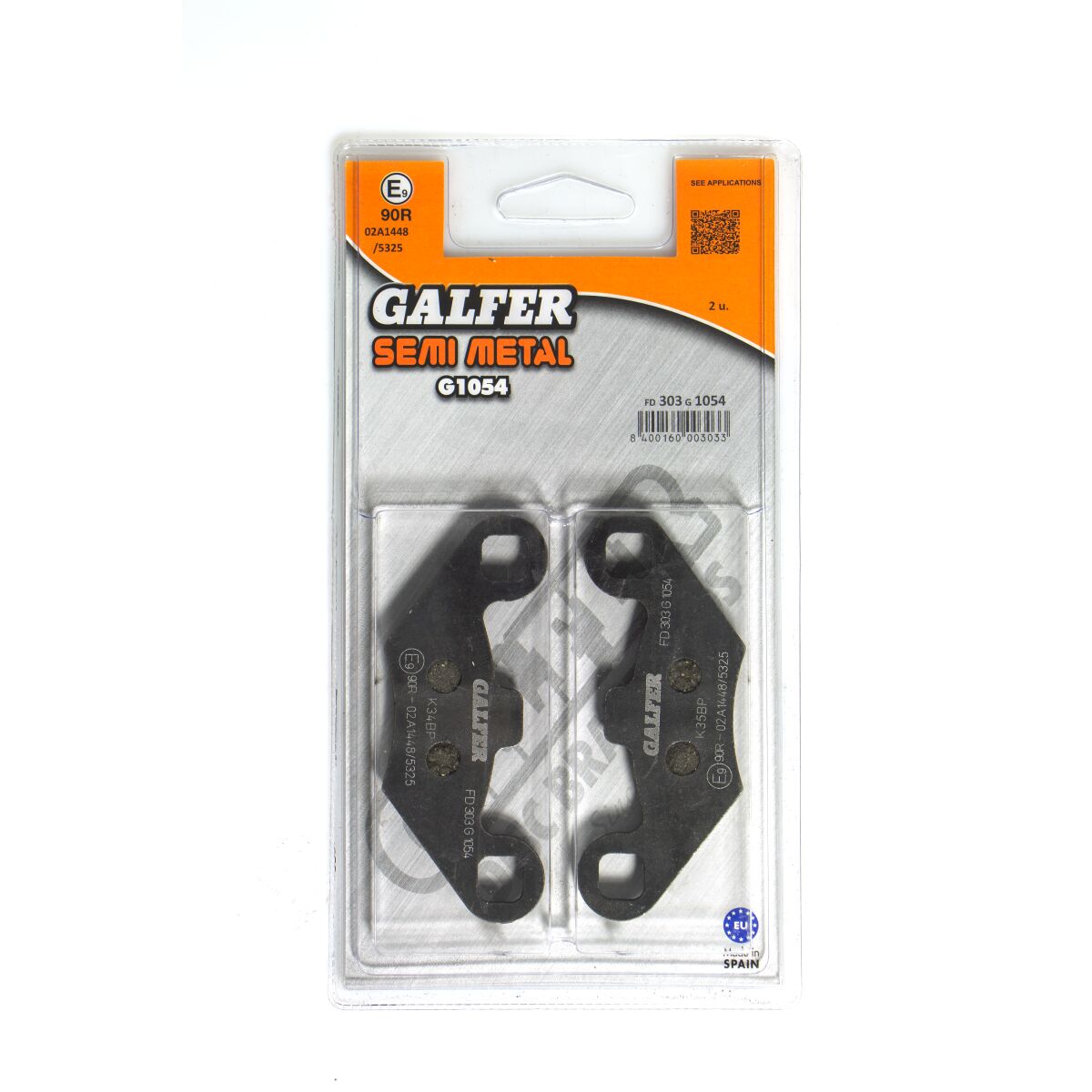 Bremseklosser organiske, foran til Polaris — Galfer FD303G1054