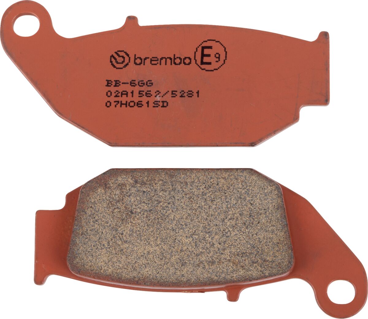 Bremseklosser sinter, bak — Brembo 07HO61SD