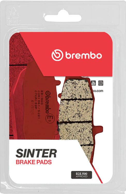 Bremseklosser sinter, bak — Brembo 07KA15SP