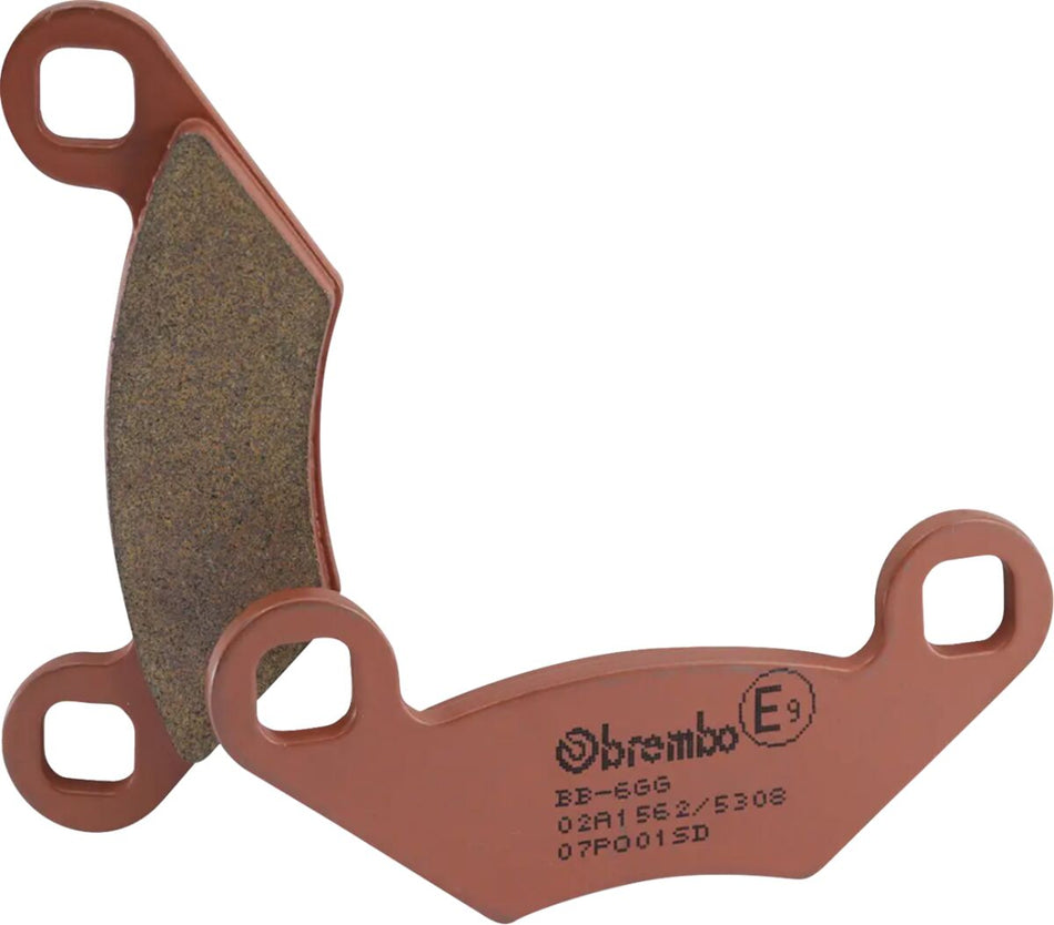 Bremseklosser sinter, foran og bak til Polaris — Brembo 07PO01SD