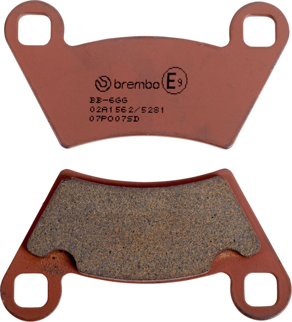 Bremseklosser sinter, foran og bak til Polaris — Brembo 07PO07SD