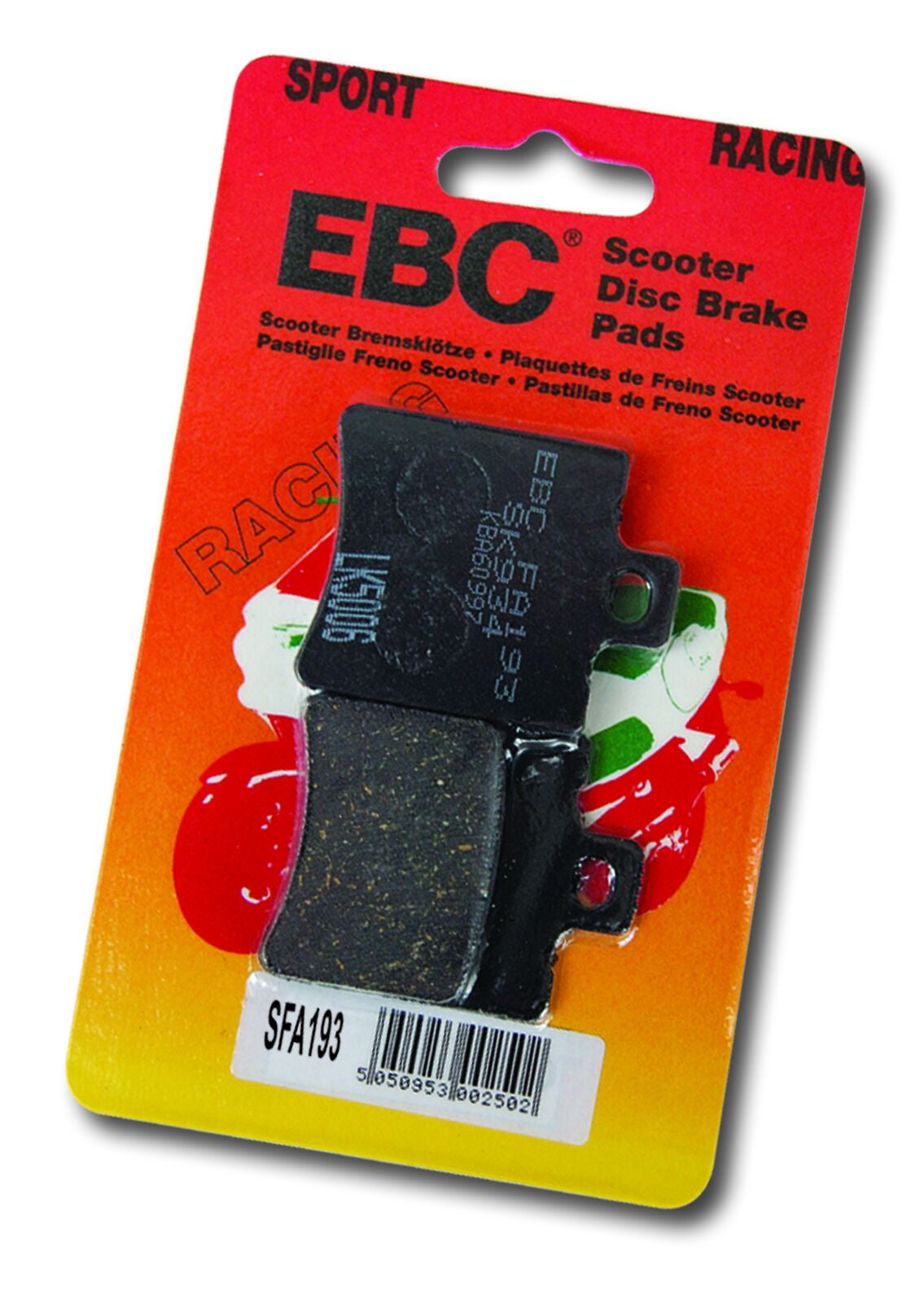 Bremseklosser organiske, bak — EBC 17220328