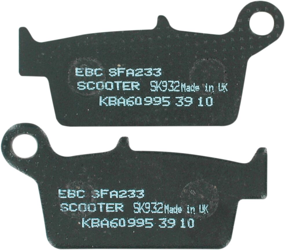 Bremseklosser organiske, foran — EBC 17220664