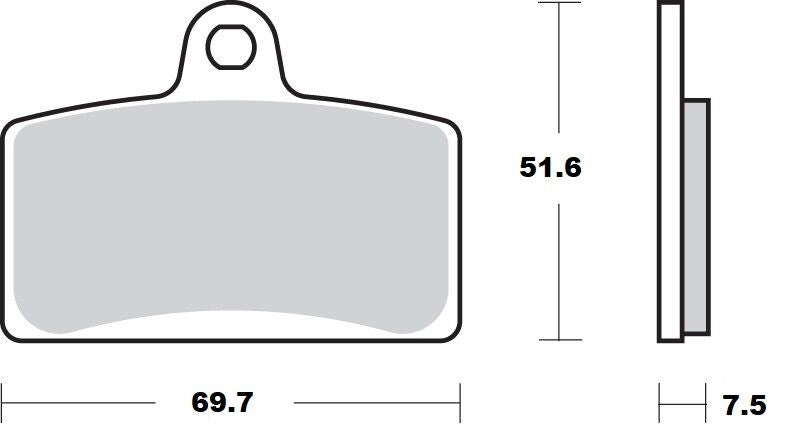 Bremseklosser keramiske — Moto-Master 411404