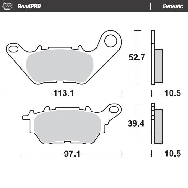 Bremseklosser keramiske til Yamaha — Moto-Master 412604