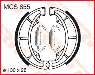 Bremsebakker, foran — TRW MCS855