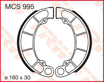 Bremsebakker til Honda — TRW MCS995