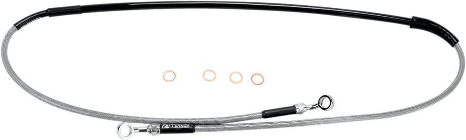Bremseslanger stål, foran — Moose Offroad Hard-Parts K02-1-046/P-CL