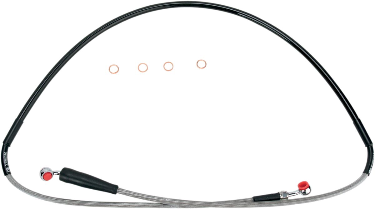 Bremseslanger stål, foran til Suzuki DR-Z 400 SM — Moose Offroad Hard-Parts S01-1-038/P