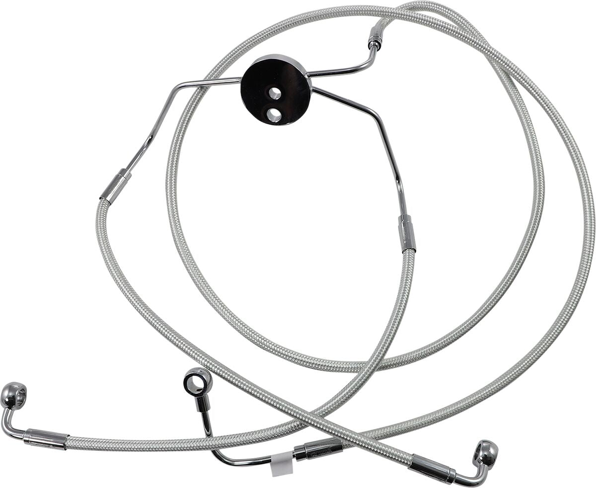 Bremseslanger stål, foran til Harley-Davidson — Magnum Shielding 37010
