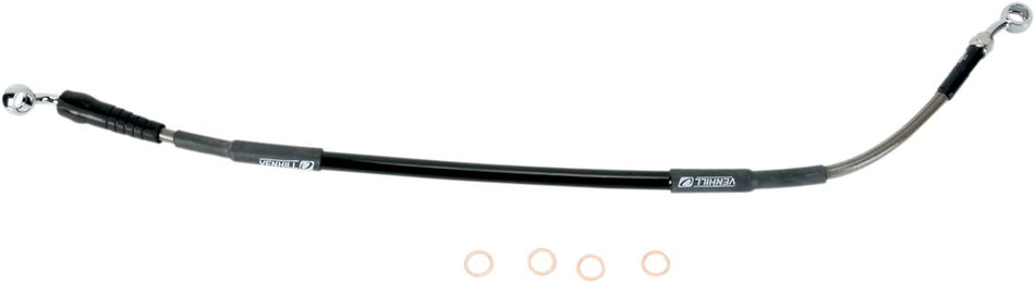 Bremseslanger stål, bak — Moose Offroad Hard-Parts Y01-2-034/P-CL