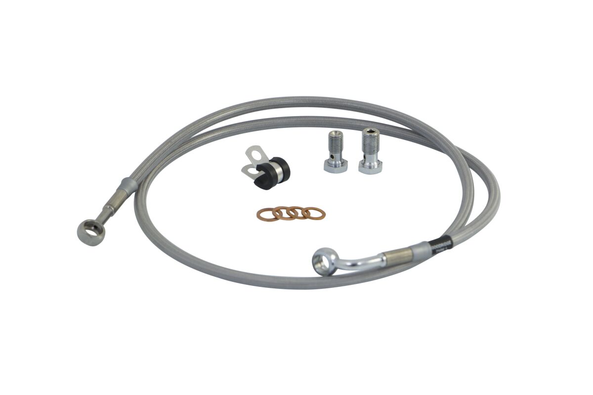 Bremseslanger stål til Harley-Davidson FXLR 1340 — Goodridge HDT0028-1FCH/CL