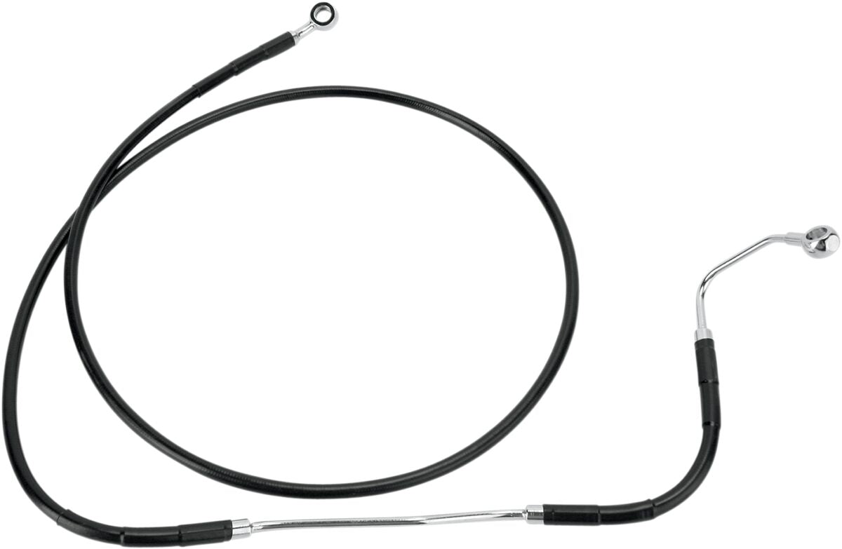 Bremseslanger stål, foran til Harley-Davidson — Drag Specialties 691182-8BLK