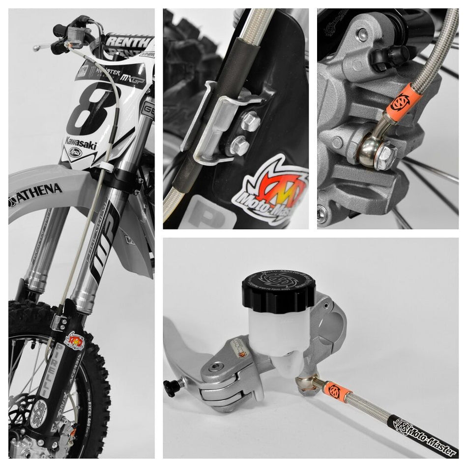 Bremseslanger stål, foran — Moto-Master 212003