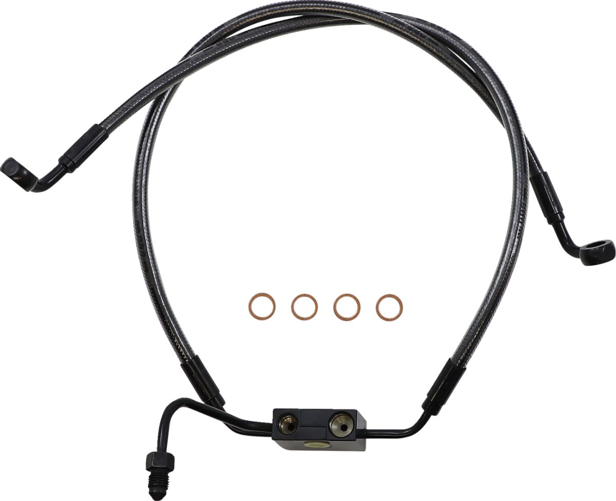 Bremseslanger stål, foran til Harley-Davidson FXDF 1584 ABS — Magnum Shielding AS47006