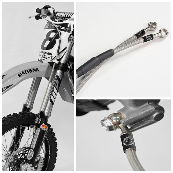 Bremseslanger stål, foran — Moto-Master 212077