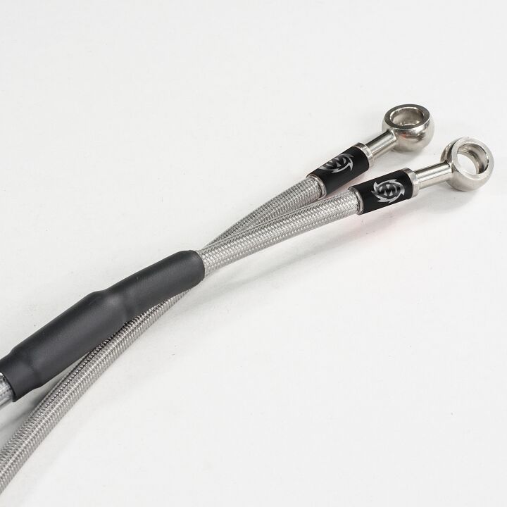 Bremseslanger stål, bak til TM Racing — Moto-Master 212066