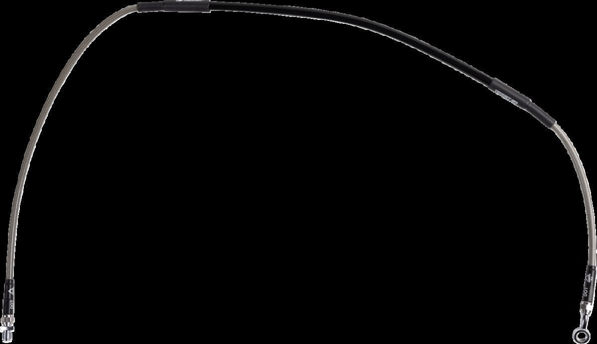 Bremseslanger stål, foran til Suzuki DR-Z 125 L — Moose Offroad Hard-Parts S01-1-029/P-CL