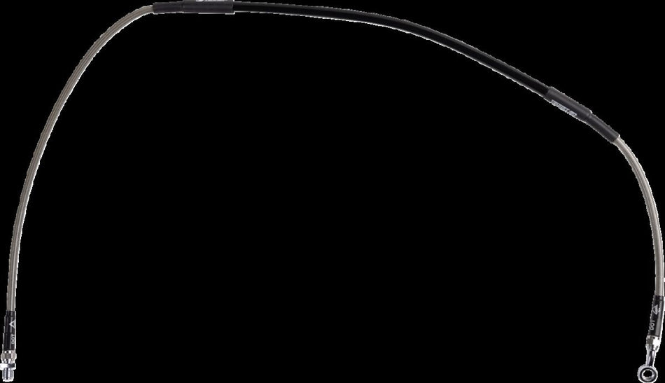 Bremseslanger stål, foran til Suzuki DR-Z 125 L — Moose Offroad Hard-Parts S01-1-029/P-CL
