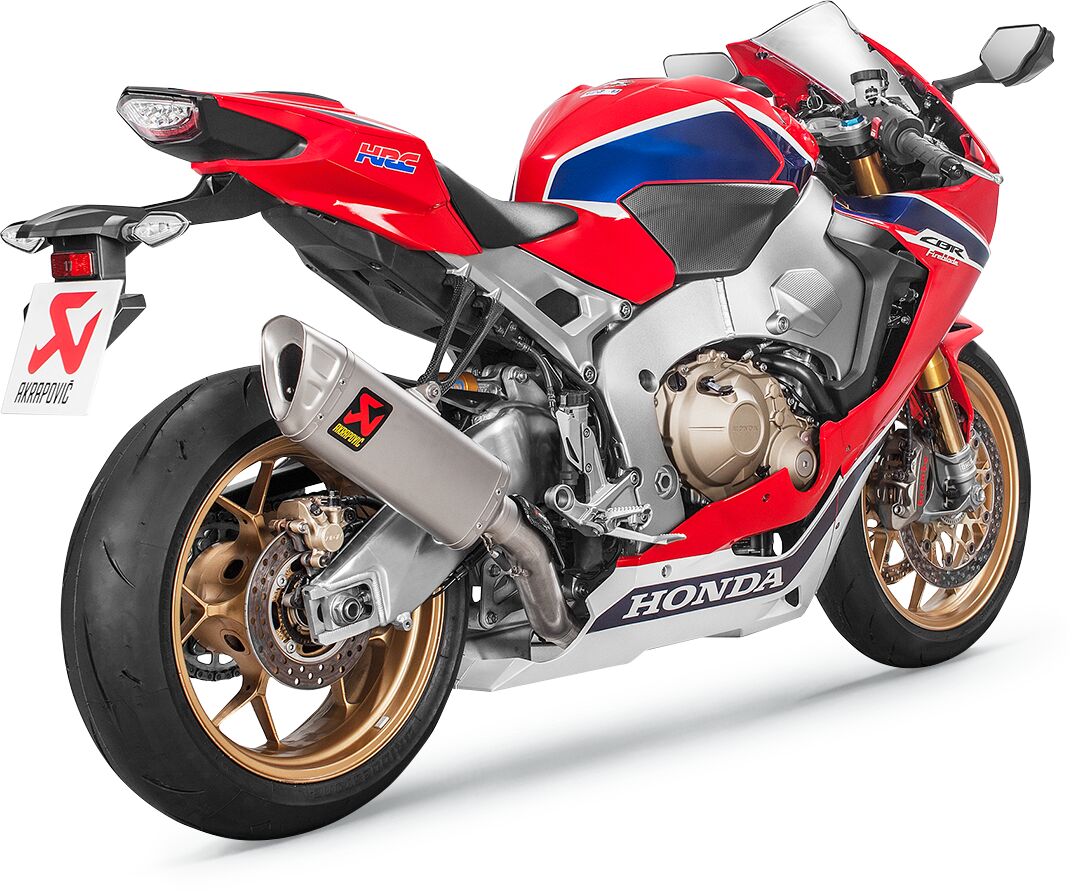 Komplette eksosanlegg gate til Honda CBR 1000 RR — Akrapovic S-H10R8-APLT