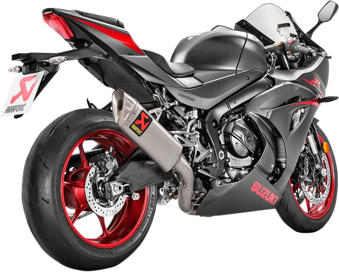 Komplette eksosanlegg gate til Suzuki — Akrapovic S-S10E3-APLT