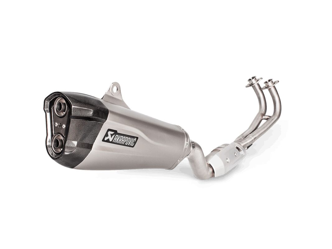 Komplette eksosanlegg gate til Yamaha XP 530 T-Max ABS — Akrapovic S-Y5R3-HZEMT/1