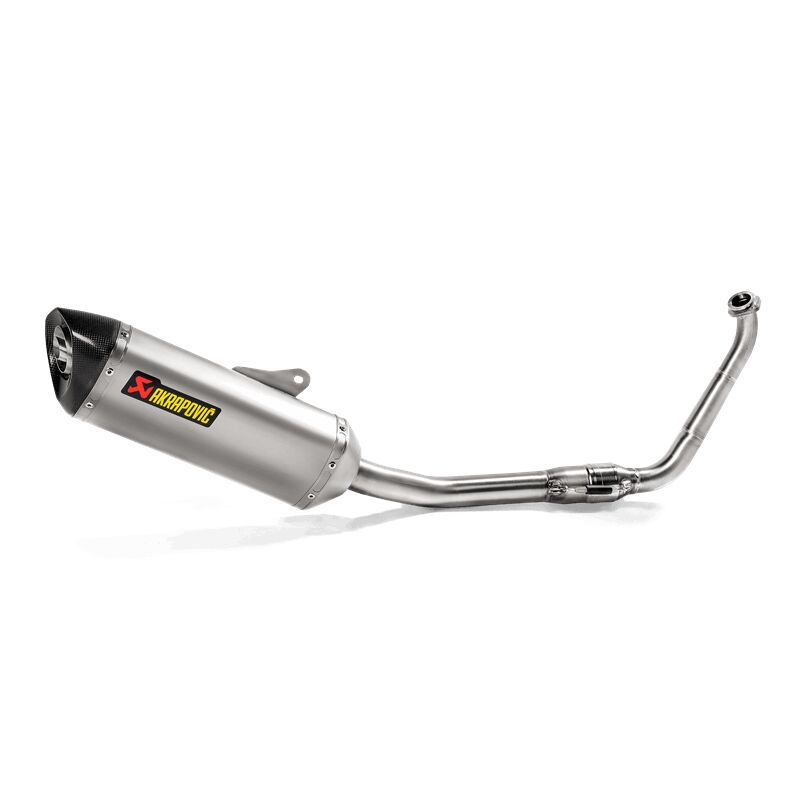 Komplette eksosanlegg gate til Yamaha MT-125 ABS — Akrapovic S-Y125R6-HZT