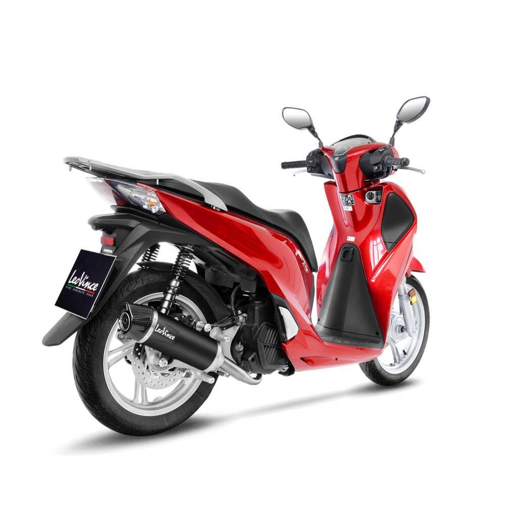 Komplette eksosanlegg gate til Honda SH 125 I ABS — Leovince 14061K